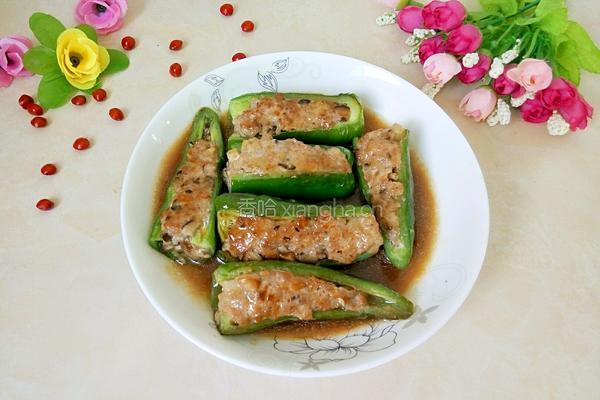 青椒酿的做法图解8