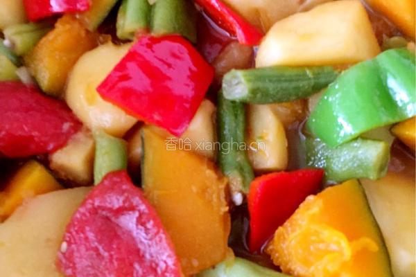 土豆豆角炖南瓜的做法图解8