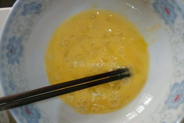 豆角鸡蛋饼的做法图解2