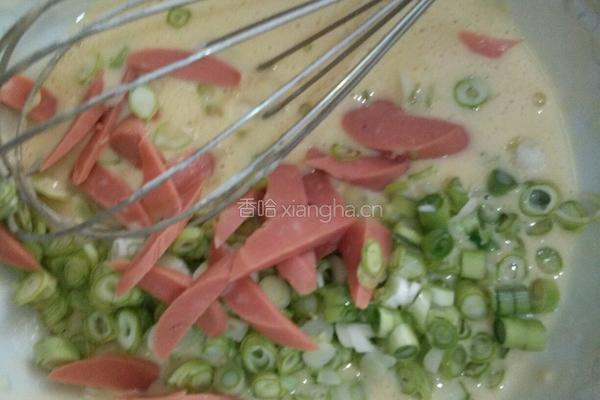 豆角鸡蛋饼的做法图解5