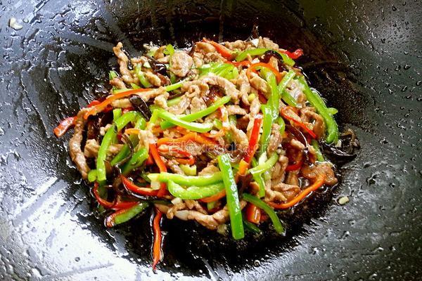 肉丝炒青椒的做法图解12