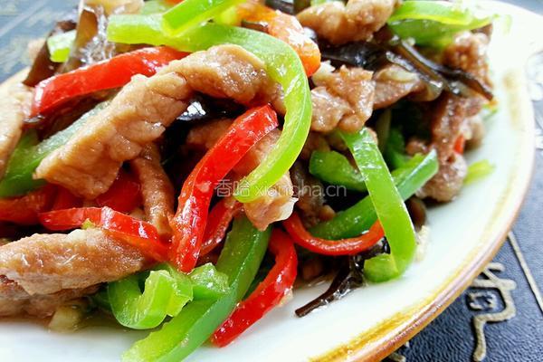 肉丝炒青椒的做法图解13