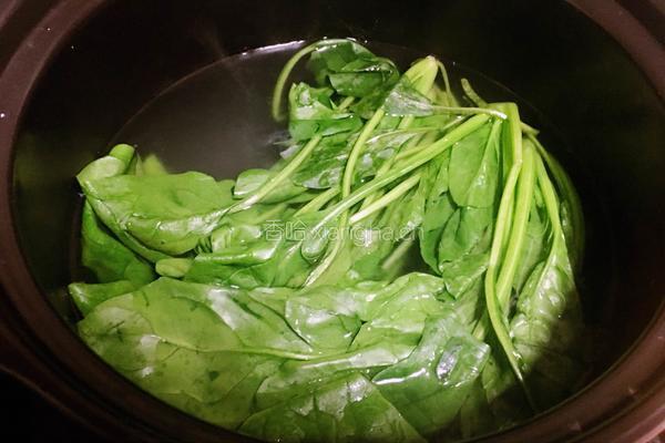 菠菜拌粉条的做法图解4