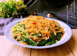 菠菜拌粉条