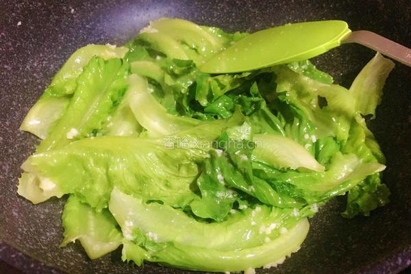 炒生菜的做法图解6