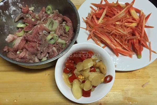 萝卜泡菜牛肉的做法图解3