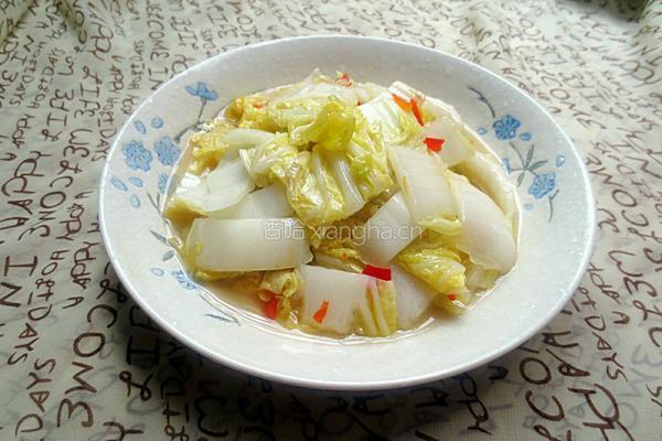 泡椒炒白菜