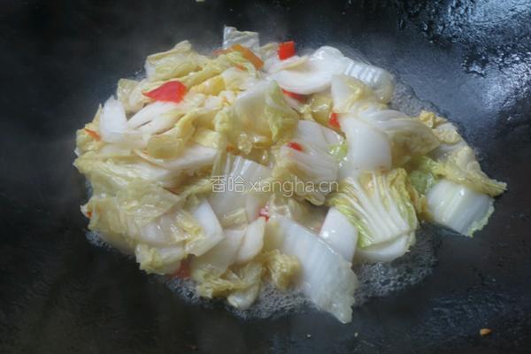 泡椒炒白菜的做法图解7