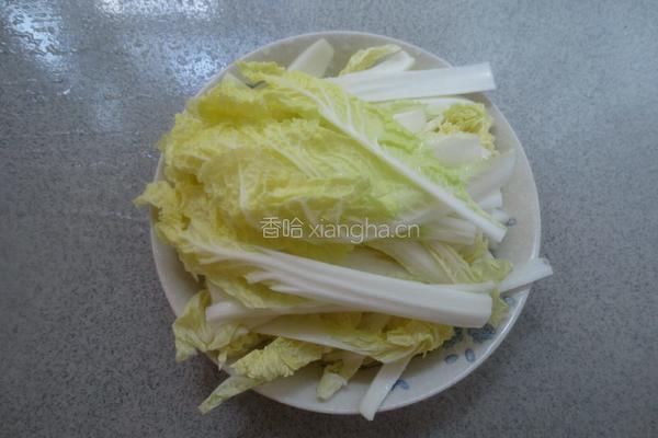 白菜木耳的做法图解3