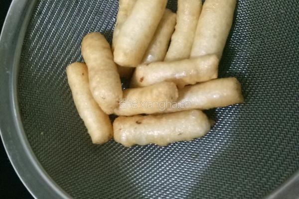 油炸糯米条的做法图解9