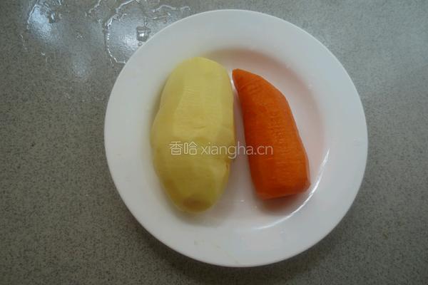 土豆丝胡萝卜丝的做法图解2