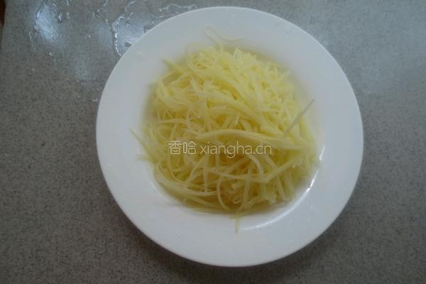 土豆丝胡萝卜丝的做法图解3