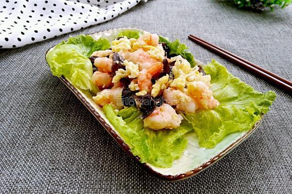 木耳虾仁炒蛋的做法图解10