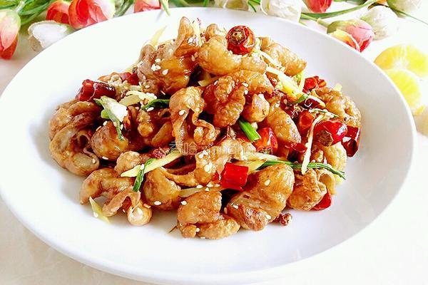 干煸肥肠(麻辣版)的做法图解12