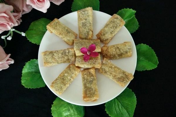 馄饨皮春卷的做法图解10