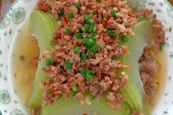 肉末蒸冬瓜的做法图解9