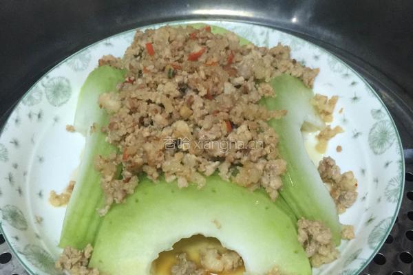 肉末蒸冬瓜的做法图解7