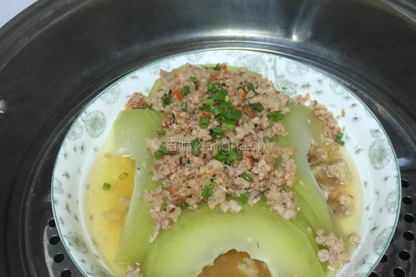 肉末蒸冬瓜的做法图解8