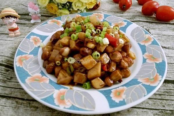 素宫保鸡丁的做法图解1