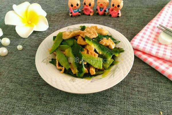 黄瓜皮炒肉的做法图解8