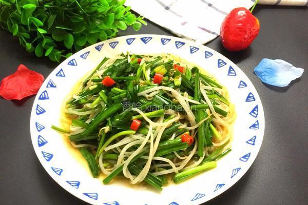 韭菜豆芽