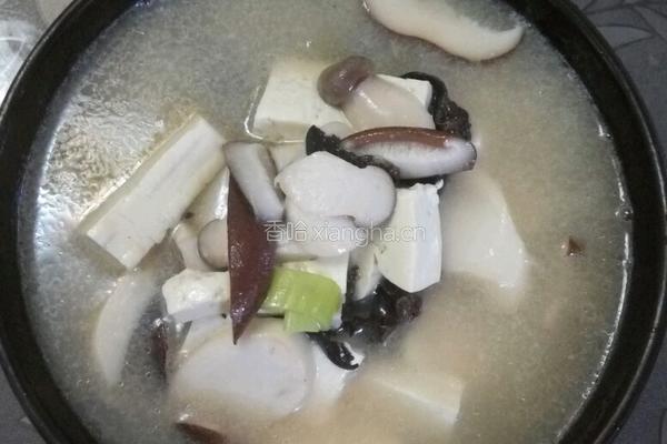 菌菇豆腐煲的做法图解8