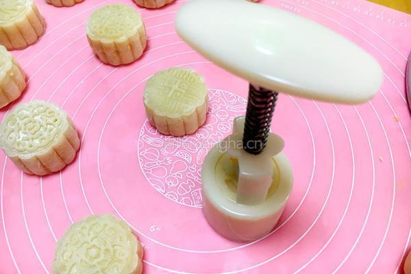 绿豆冰皮月饼的做法图解14
