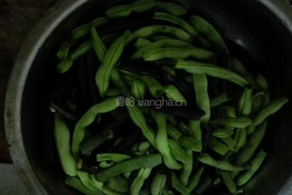 肉焖豆角的做法图解3