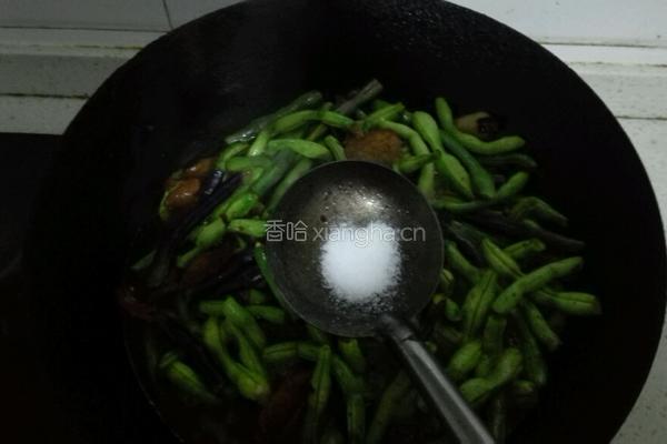 肉焖豆角的做法图解8