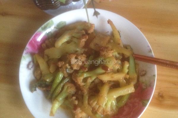 干锅花菜的做法图解3