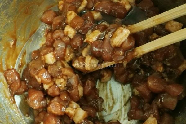 肉丁馒头的做法图解6