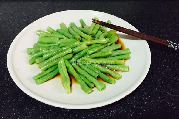 白灼豆角的做法图解7