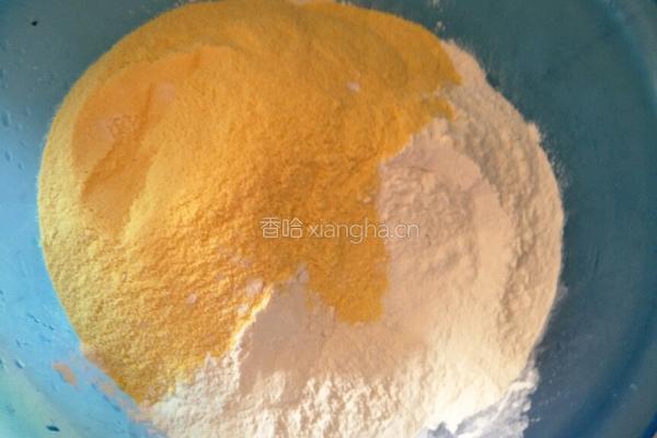 玉米面发糕的做法图解1