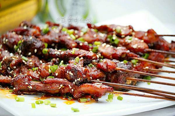 孜然烤兔肉串的做法图解11