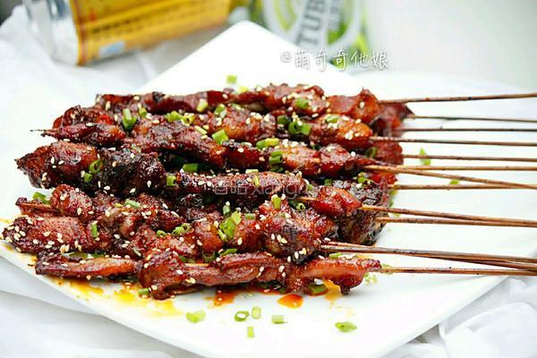 孜然烤兔肉串的做法图解12