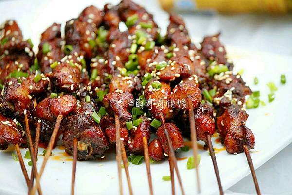 孜然烤兔肉串的做法图解14