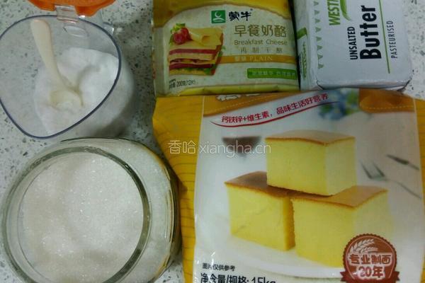 奶油奶酪饼干的做法图解1