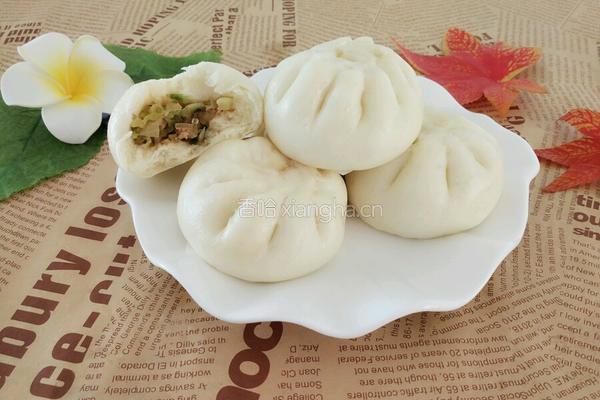 猪肉白菜粉条包子的做法图解16