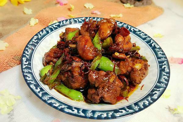 干锅辣子鸡的做法图解8