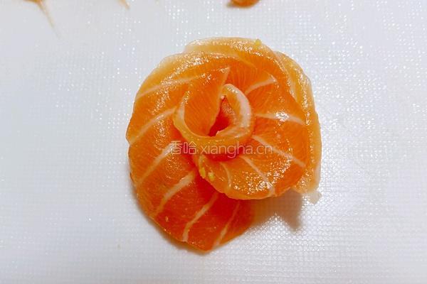 三文鱼刺身的做法图解7