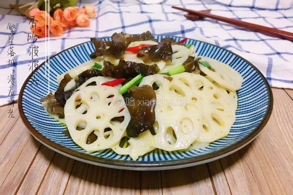 木耳藕片的做法图解9