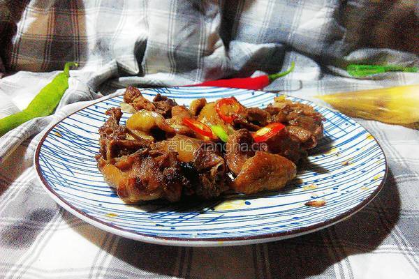 炒鸭肉的做法图解6