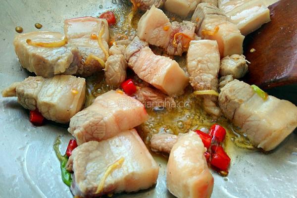 笋干炖肉的做法图解4