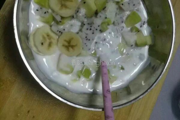 三色水果捞的做法图解6