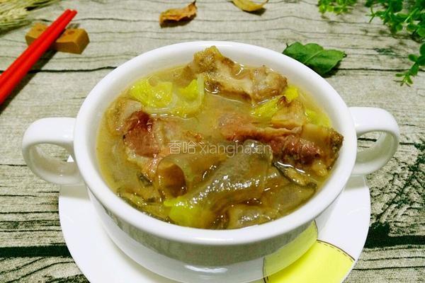 排骨炖粉皮的做法图解14