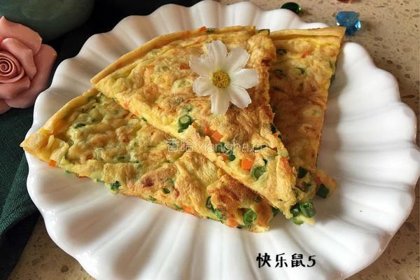 豆角鸡蛋饼的做法图解8