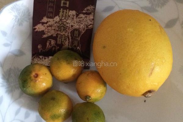 金桔柠檬茶。的做法图解1