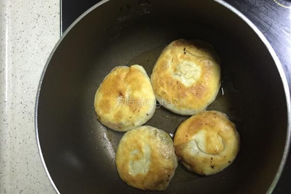 香煎葱肉饼的做法图解9