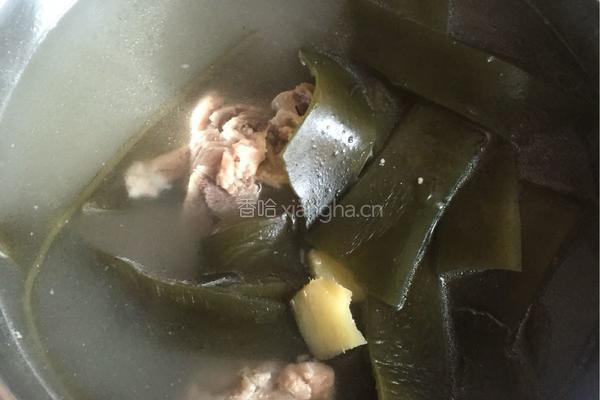 海带猪骨汤的做法图解6
