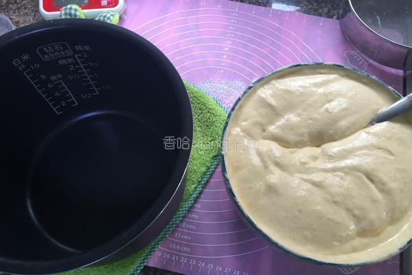 南瓜泥电饭锅蛋糕的做法图解8